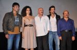 Hrithik Roshan, Kangana Ranaut, Vivek Oberoi, Rakesh Roshan at Krishh 3 Trailer launch in PVR ECX, Mumbai on 5th Aug 2013 (52).JPG